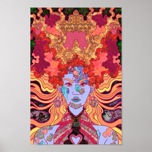 De Prinses in het Rood Poster (Voorkant)