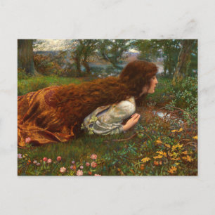 De prinses uit school van Edward Robert Hughes Briefkaart