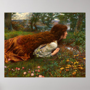 De prinses uit school van Edward Robert Hughes Poster