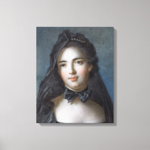 De prinses van Beauveau, Sophie Charlotte de Canvas Afdruk