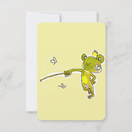 De prinskikker bedankkaart