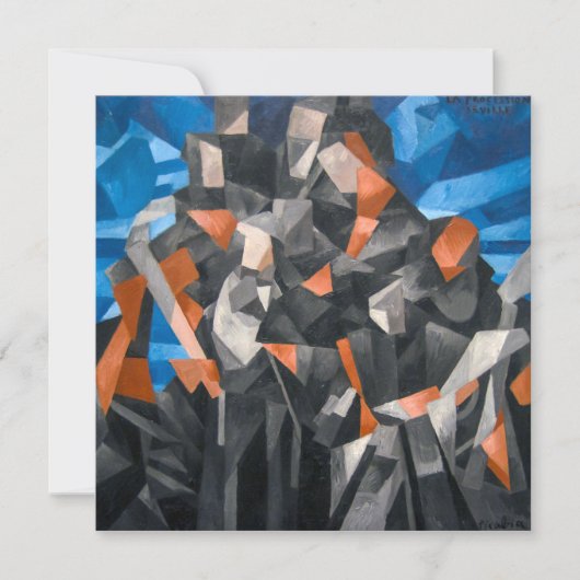 De processie, Sevilla | Francis Picabia | (Voorkant)