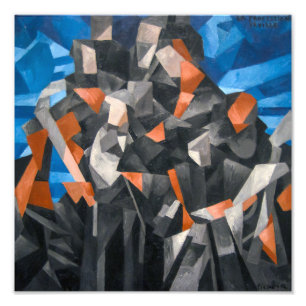 De processie, Sevilla   Francis Picabia   Foto Afdruk