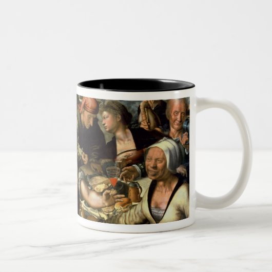 De prodigal Son, 1536 Tweekleurige Koffiemok (Rechts)