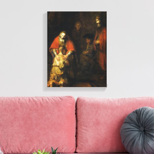 De prodigal Son Canvas Afdruk (Insitu (Woonkamer))