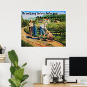 De prodigal Son, vergiffenis, wijngaard, psalm 51: Poster (Thuiskantoor)