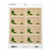 De productetiketten van Pickles Etiket (Full Sheet)