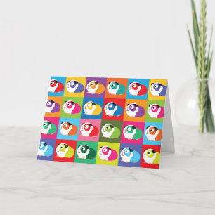 De Proefkonijnen van het pop-art Kaart