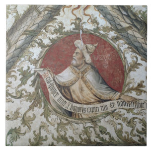 De profeet Baruch van de Loggia d'Annunciazion Tegeltje