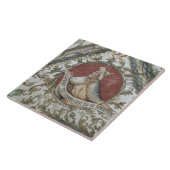 De profeet Baruch van de Loggia d'Annunciazion Tegeltje (Zijkant)