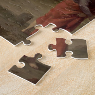De profeet Elijah en de weduwe van Zarephath Legpuzzel