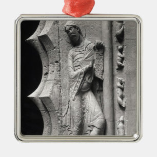 De profeet Isaiah die een fylacterie losmaakt Metalen Ornament