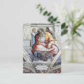 De profeet Jeremiah Briefkaart (Staand voorkant)