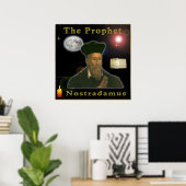 De profeet Nostradamus Poster (Thuiskantoor)