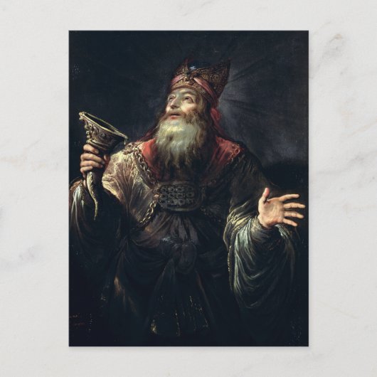 De profeet Samuel Briefkaart (Voorkant)