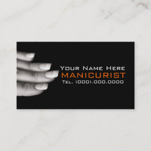 De Professionele Visitekaartjes van de Manicure