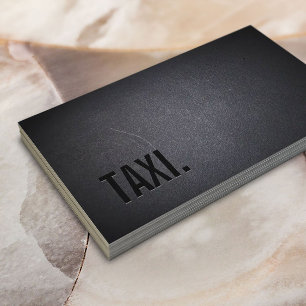 De professionele Zwarte taxi?t uit Visitekaartje