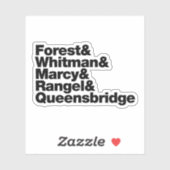 De projecten sticker (Vel)