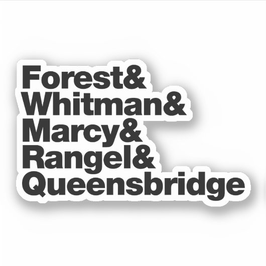 De projecten sticker (Voorkant)