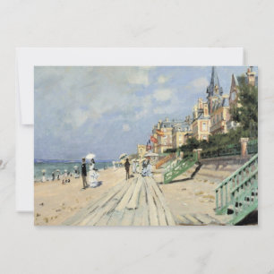 De promenade bij Trouville van Claude Monet