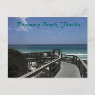 De promenadeuitzicht van Rosemary Beach Briefkaart