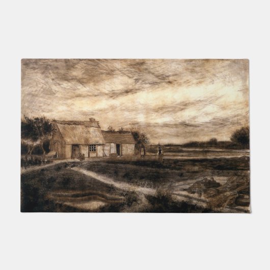 De protestantse Vloermat Barn - Van Gogh Deurmat (Voorkant)