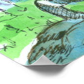 De Proverbs van de manuscripten 3:13 de Bijbel gel Poster (Hoek)