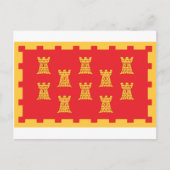 De provinciale vlag van Greater Manchester Briefkaart (Voorkant)