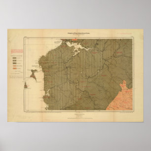 de provincie Nova Scotia Island van Cape Breton 4 Poster