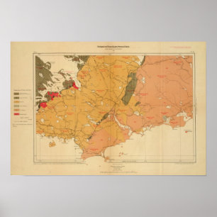 de provincie Nova Scotia Island van Cape Breton 6 Poster