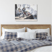 De Pruisische Grenadier Canvas Afdruk (Insitu (Slaapkamer))