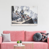 De Pruisische Grenadier Canvas Afdruk (Insitu (Woonkamer))