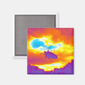 De Psychedelic Bug Magneet (Voorkant / Achterkant)