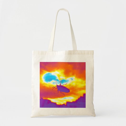 De Psychedelic Bug Tote Bag (Voorkant)