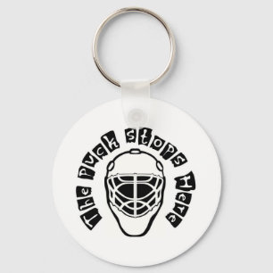 de puck sleutelhanger