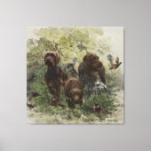 De Pudelpointer Canvas Afdruk (Voorkant)