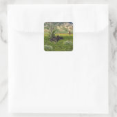 De Pudelpointer Vierkante Sticker (Tas)