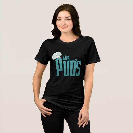 De pudjes Tri-Blend shirt (Voorkant volledig)