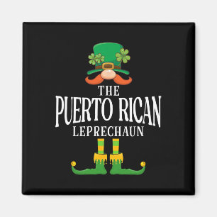 De Puerto Ricaanse Leprechaun St. Patricks Day Mat Magneet