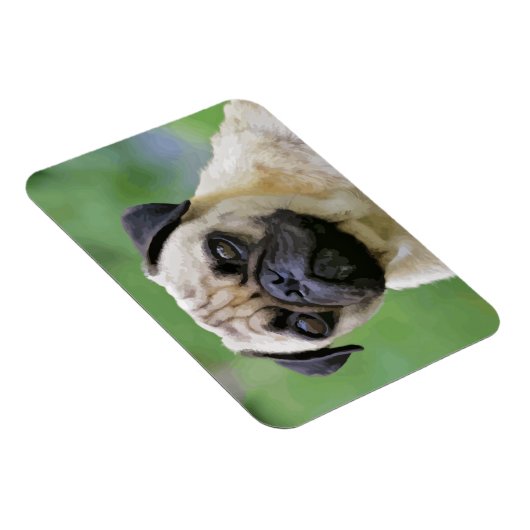 De Pug Dog Magneet (Rechterzijde)