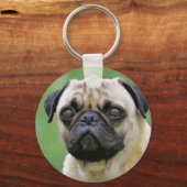 De Pug Dog Sleutelhanger (Voorkant)
