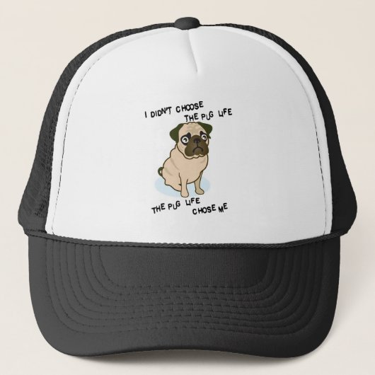 de Pug Life Trucker Pet (Voorkant)