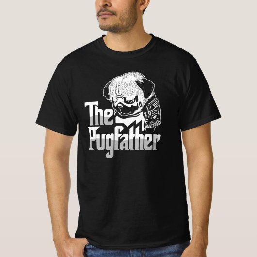 De pug vader t-shirt (Voorkant)