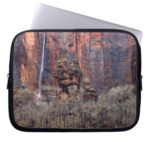 De pulpit en de vluchtige waterval laptop sleeve