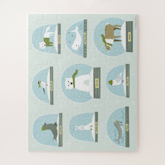 De puzzel van Arctic Animals Kinderen (Verticaal)