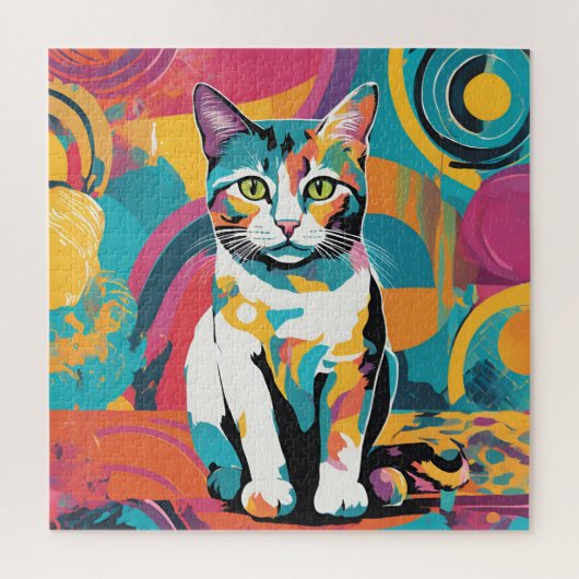 De puzzel van Cat Lover (Verticaal)