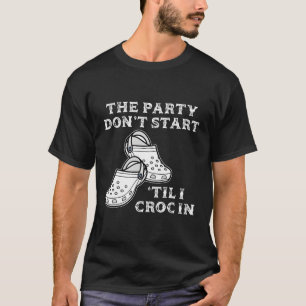 De py blijft Croc in de verpleegster houden T-shirt