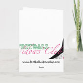 De Pyjama's van de kat juichen omhoog kaart toe (Achterkant)