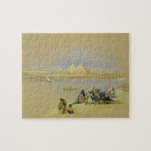 De Pyramiden bij Giza, nabij Caïro (w/c) Legpuzzel