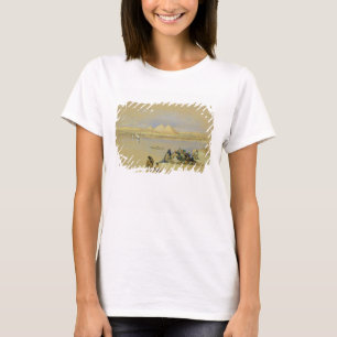 De Pyramiden bij Giza, nabij Caïro (w/c) T-shirt